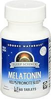 Algopix Similar Product 9 - Source Naturals Melatonin 5 Mg 60