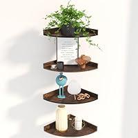 Algopix Similar Product 13 - Fixwal Corner Floating Shelves Set of