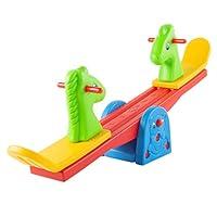 Algopix Similar Product 5 - Hey Play Colorful Animal Seesaw