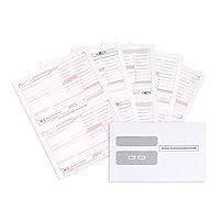 Algopix Similar Product 10 - W2 Forms 2021 4 Part Tax Forms 25