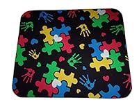 Algopix Similar Product 17 - Mouse Pad Autism Awareness Handmade