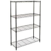 Algopix Similar Product 5 - Amazon Basics 4Shelf Adjustable Heavy