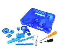 Algopix Similar Product 13 - Translucent Blue Retro N64 Game Console