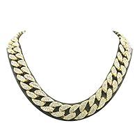 Algopix Similar Product 2 - Mens Iced Out Hip Hop Gold tone CZ