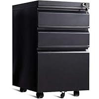 Algopix Similar Product 6 - Giantex 3Drawer Mobile File Cabinet