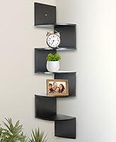 Algopix Similar Product 8 - Greenco Corner Shelf 5 Tier Shelves