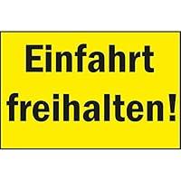 Algopix Similar Product 7 - Warning SignEinfahrt freihalten