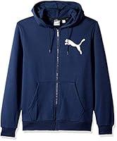 Algopix Similar Product 11 - PUMA Mens Big Logo Full Zip Hoody