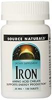 Algopix Similar Product 8 - Source Naturals Iron 25mg Supports