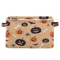 Algopix Similar Product 12 - Kigai Halloween Pumpkins Storage Basket