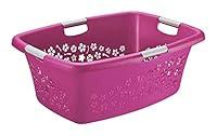 Algopix Similar Product 19 - Rotho Flowers Laundry Basket Pink 50