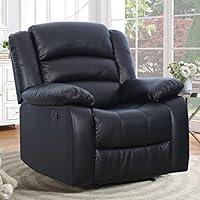 Algopix Similar Product 1 - ANJ Black Recliner Chair with