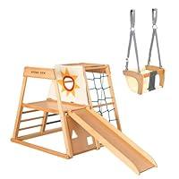 Algopix Similar Product 13 - Indoor Jungle Gym with Baby Swing