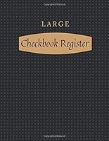 Algopix Similar Product 17 - Large Checkbook Register Personal