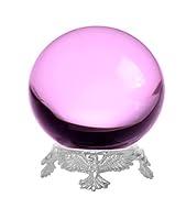 Algopix Similar Product 15 - Amlong Crystal Pink Crystal Ball 50mm