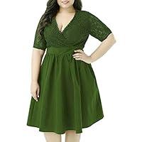 Algopix Similar Product 7 - Sayhi Womens Plus Size Half Sleeves