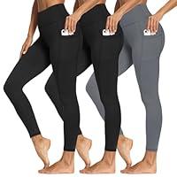 Algopix Similar Product 17 - 3 Packs Leggings with Pockets for