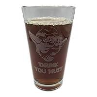 Algopix Similar Product 10 - DRINK YOU MUST Quote Craft Beer Pint