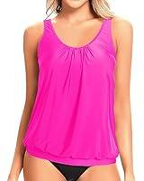 Algopix Similar Product 1 - Yonique Womens Blouson Tankini Top No