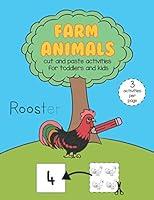 Algopix Similar Product 17 - Farm Animals Cut and Paste Activities