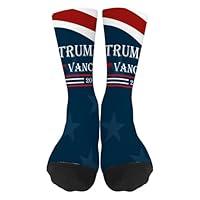 Algopix Similar Product 1 - Trump Vance 2024 Athletic Socks Men