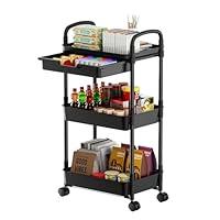 Algopix Similar Product 5 - Meulife 3Tier Rolling Utility Cart