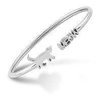 Algopix Similar Product 5 - Tiny Cat Meow Cuff Bracelet Jewelry Cat