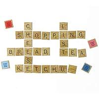 Algopix Similar Product 4 - SCRABBLE 112 Count Vintage Wood Letter