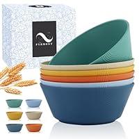 Algopix Similar Product 10 - Cereal Bowls Set of 6  36oz Wheat
