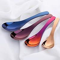 Algopix Similar Product 4 - Spoons Thick Heavyweight Soup Spoon
