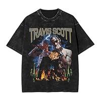 Algopix Similar Product 12 - T Shirt Travis Rapper Scott Mens