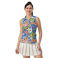 Algopix Similar Product 6 - Ygupzwe Womens Sleeveless Golf Polo