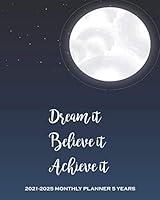 Algopix Similar Product 7 - 20212025 Monthly Planner 5 YearsDream