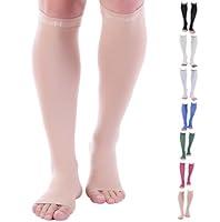 Algopix Similar Product 15 - Doc Miller Open Toe Compression Socks