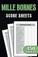 Algopix Similar Product 9 - Mille Bornes Score Sheets 150 Score