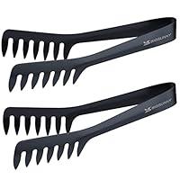 Algopix Similar Product 12 - MSY BIGSUNNY Stainless Steel Pasta Tongs