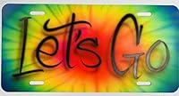 Algopix Similar Product 19 - Airbrush Aluminum Car tag Tye Dye