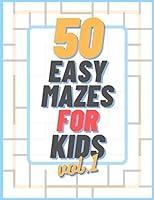 Algopix Similar Product 10 - 50 Easy Mazes For Kids vol1 50 Easy