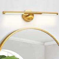 Algopix Similar Product 20 - LINSEEDS Gold Bathroom Light Fixtures