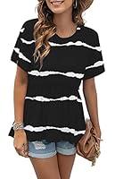 Algopix Similar Product 5 - TASAMO Womens Loose Ruffle Hem Short
