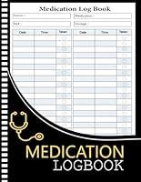 Algopix Similar Product 12 - Medication Log Book A Simple Daily