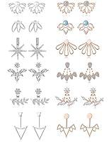 Algopix Similar Product 20 - Tornito 612 Pairs Lotus Flower Earring