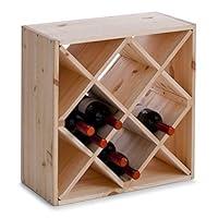 Algopix Similar Product 19 - Zeller 13171 Raute Wine Rack Natural