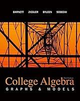 Algopix Similar Product 20 - College Algebra: Graphs and Models