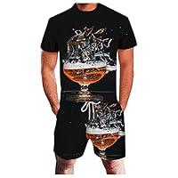 Algopix Similar Product 18 - Plus Size Sports Suits for Men Summer