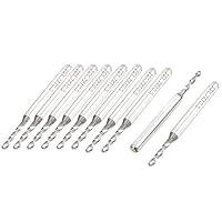 Algopix Similar Product 12 - uxcell 10pcs 17mm Tip Spiral Flute