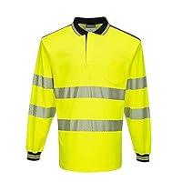 Algopix Similar Product 1 - Portwest T184 PW3 HiVis Long Sleeve