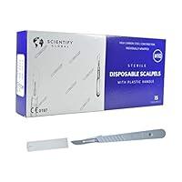 Algopix Similar Product 14 - Disposable Sterile Scalpels 15 Pack 