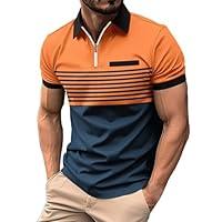 Algopix Similar Product 9 - Shirts for Men Summer Short Sleeve Polo