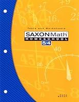 Algopix Similar Product 11 - Saxon Math Homeschool 54 Tests and
